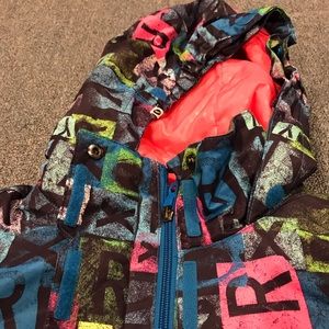 ROXY Ski/Winter Jacket Girls Size 14  Multicolored